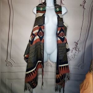 One Size Quagga Vest NWOT